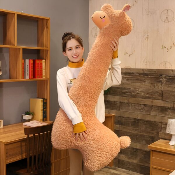 grande-peluche-lama-geante-cadeau-ideal-pour-enfants-et-adultes-5a Grande Peluche Lama Géante - Cadeau idéal pour enfants et adultes