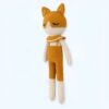 Peluche Chat Tricoté - Doudou Bébé - Cadeau Enfant