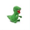 peluche-dinosaure-vert-jouet-enfant-2a-3 Une peluche verte de dinosaure avec une grande bouche ouverte.