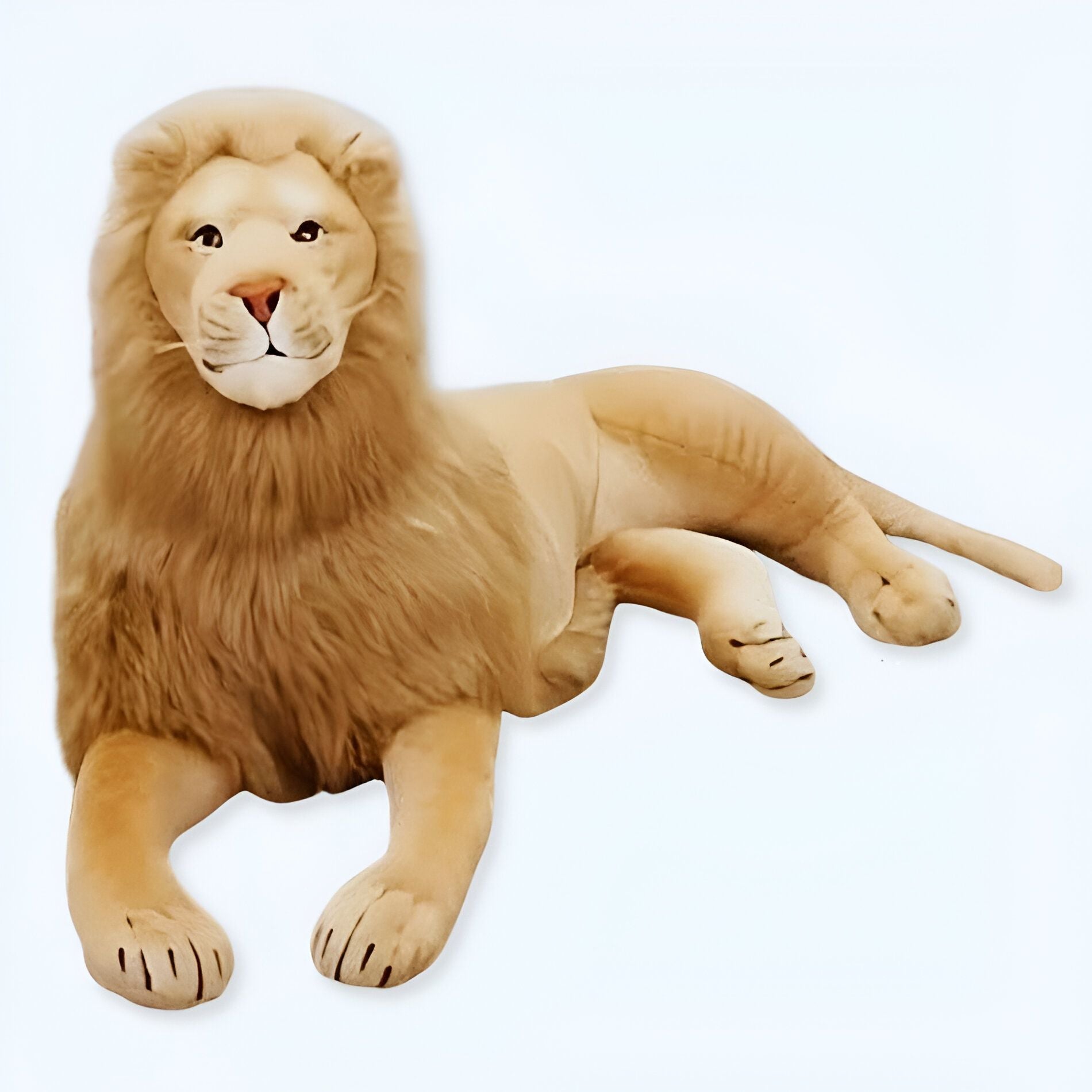 León gigante de peluche suave de 50 cm