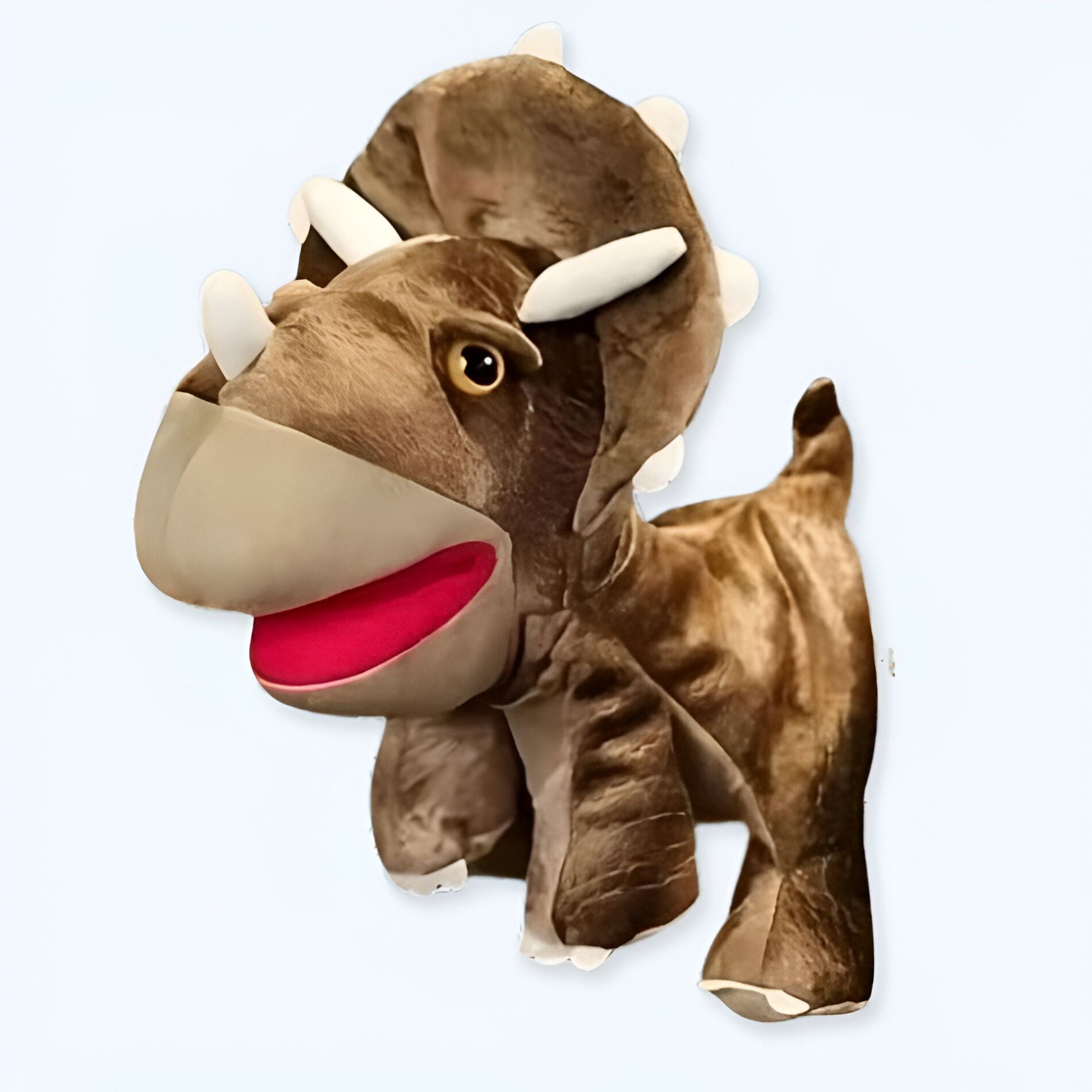 Hnědá plěšová pays tribute to Triceratops