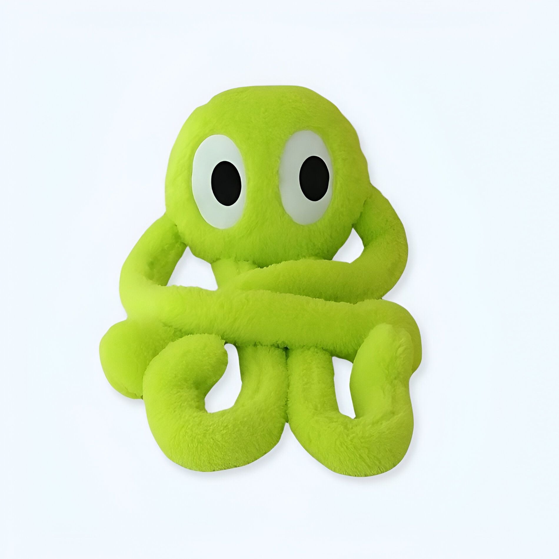 Gigantische, zachte en leuke groene octopusknuffel