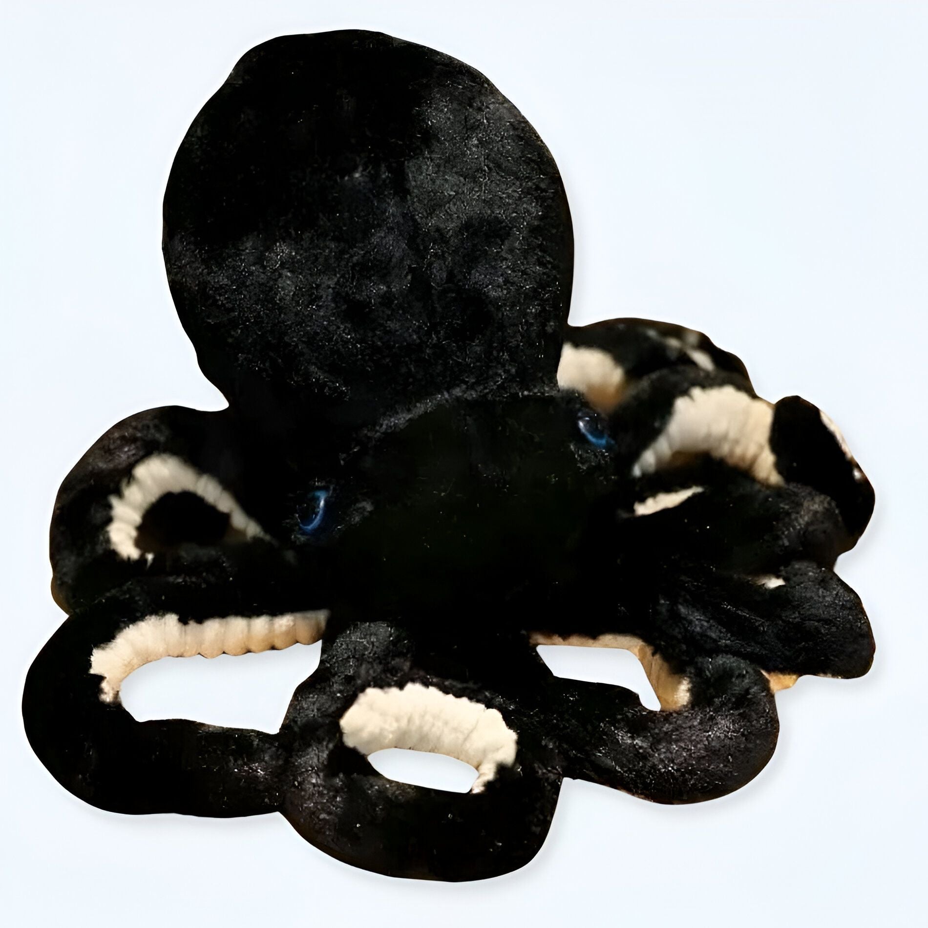Zachte zwarte octopus pluche knuffel