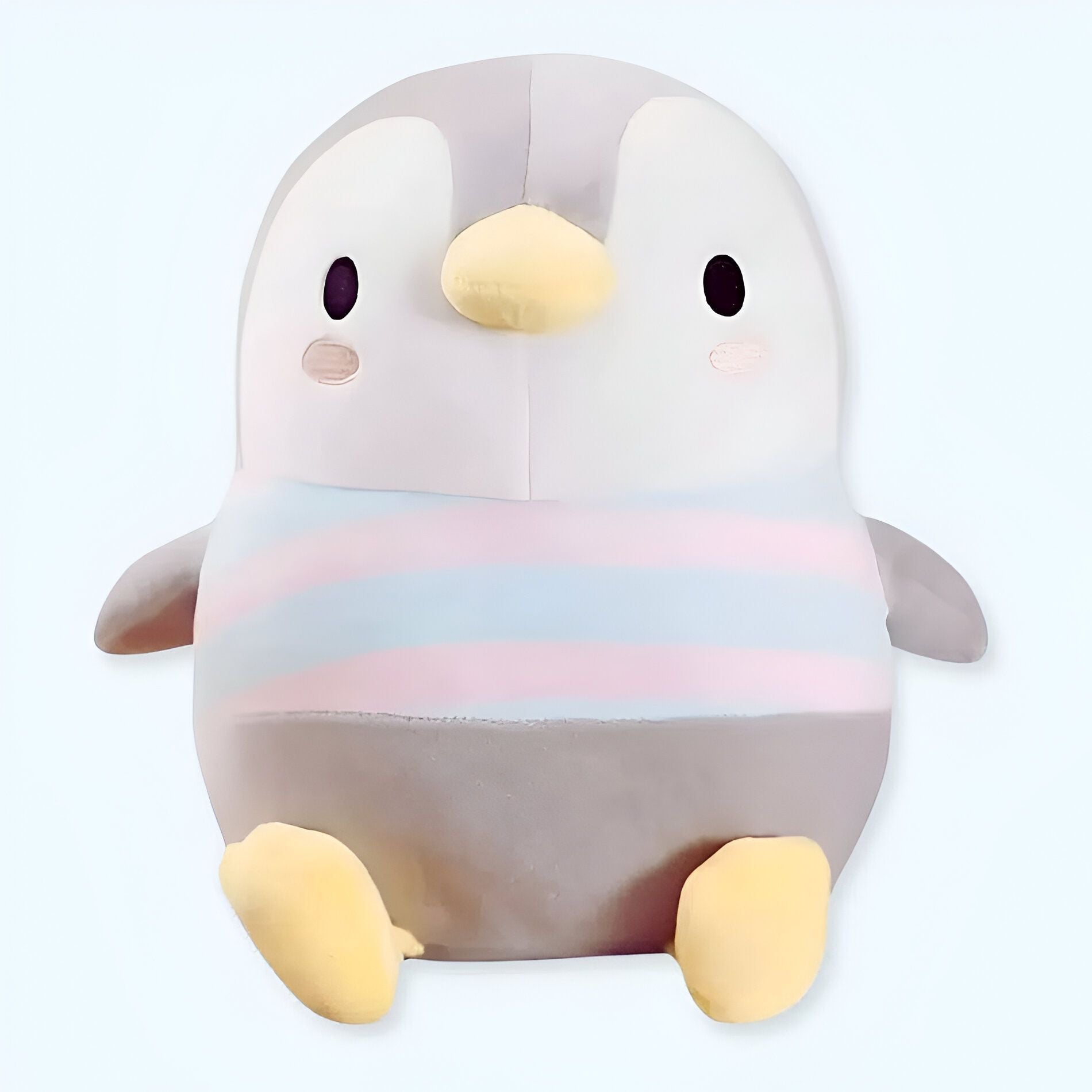 Peluche a forma di pinguino a strisce, morbido e carino Peluche a forma di pinguino a strisce, morbido e carino Peluche a forma di pinguino a strisce, morbido e carino