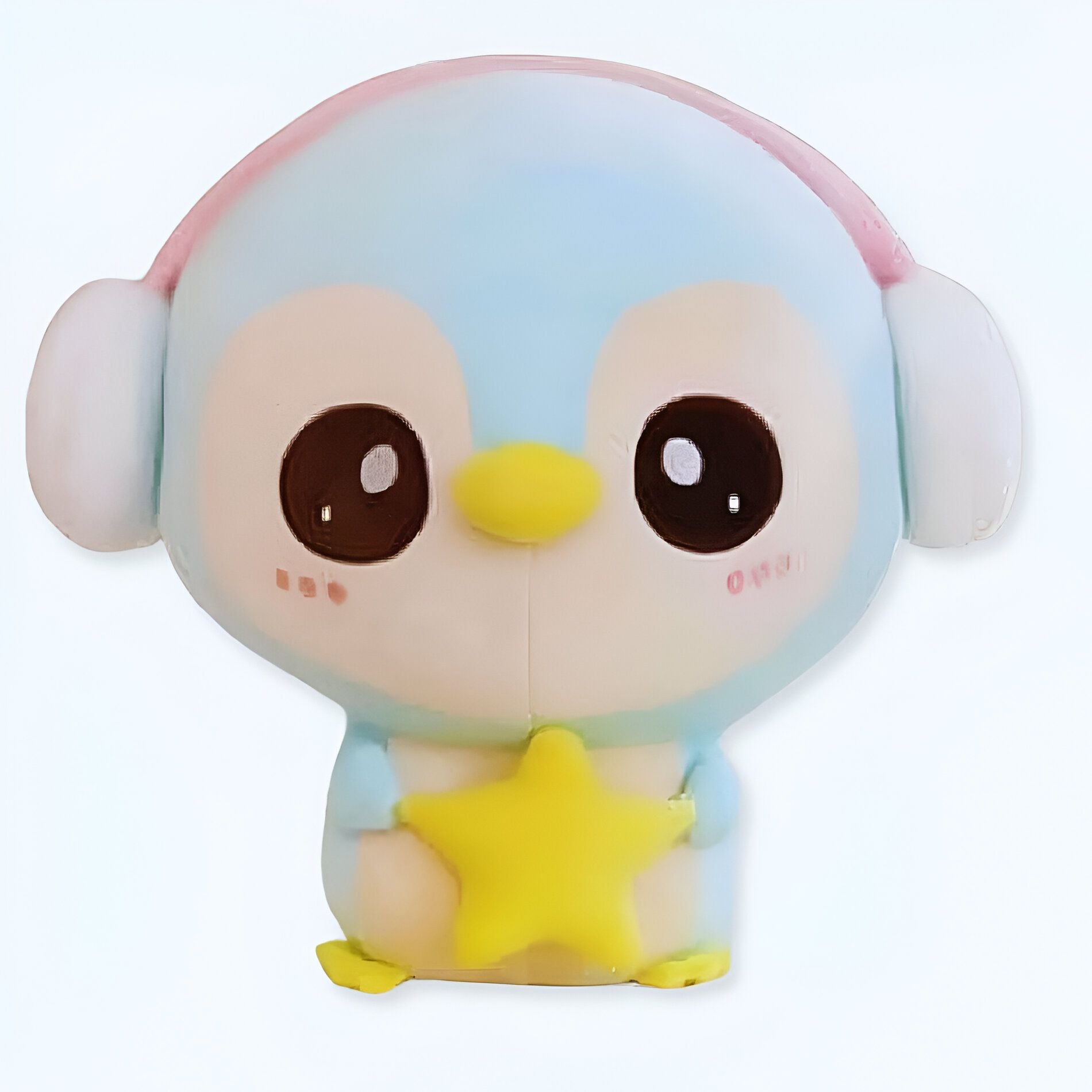 Zachte blauwe ster succesvolle pinguin knuffel