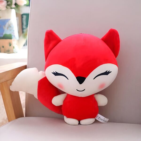 Peluche Renard Kawaii Rouge 23cm - Jouet en Peluche pour Bébé et Enfant