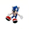 Peluche Sonic the Hedgehog assis avec ses bras tendus et ses yeux verts.