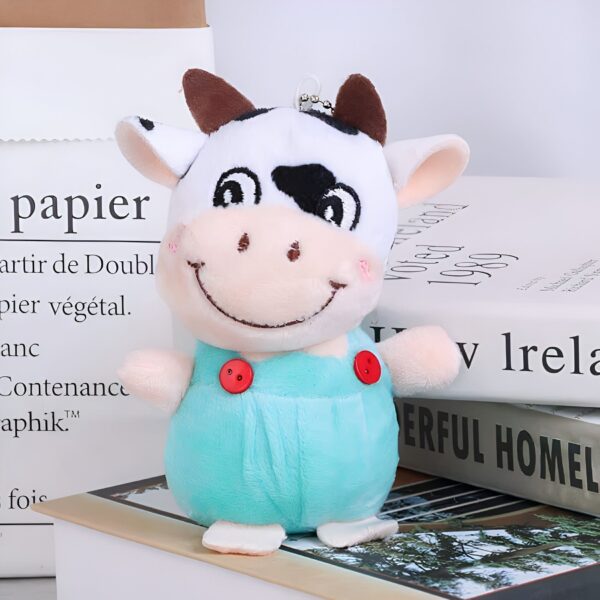Peluche Vache Porte-Clés Câline - Compagnon de Sommeil